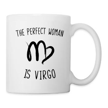 The perfect woman is virgo - Mug blanc - blanc - Droite