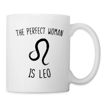 The perfect woman is leo - Mug blanc - blanc - Droite