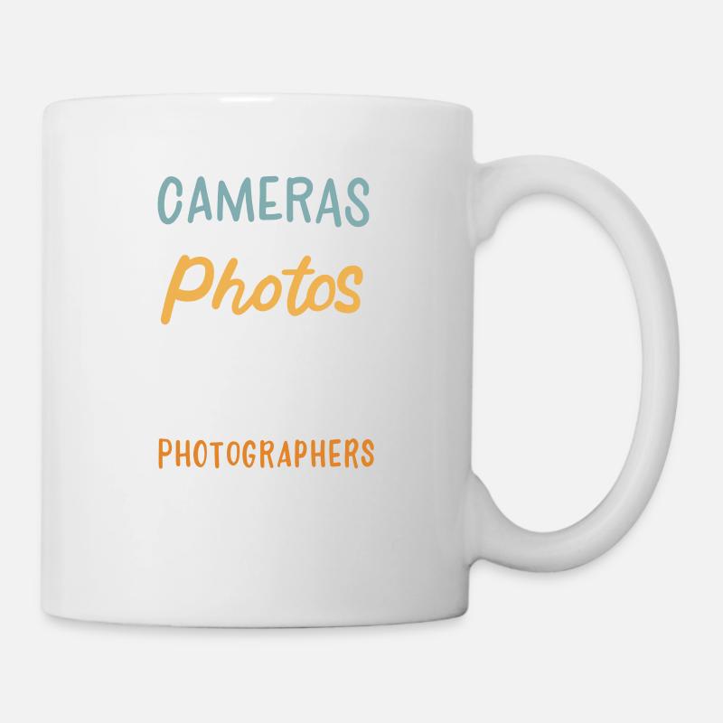 Cameras don't take photos Photographer Camera - Mug - white