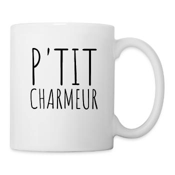 P'tit Charmeur , Bébé , Naissance , Enfant - Mug blanc - blanc - Droite