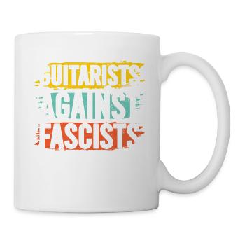 Bassistes contre racistes Bassistes contre droite - Mug blanc - blanc - Droite