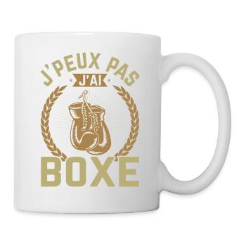 Boxen Martial Arts Boxing Box Club Boxer - Tasse - Weiß - Rechts