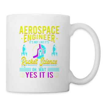 Ingénieur aérospatial C’est comme - Mug blanc - blanc - Droite