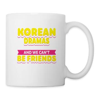Drame coréen qui dit drame drôle - Mug blanc - blanc - Droite