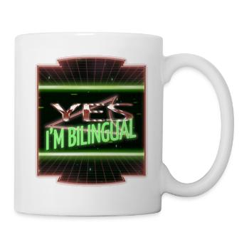 hacking coder birthday present idea funny computer - Tasse - Weiß - Rechts