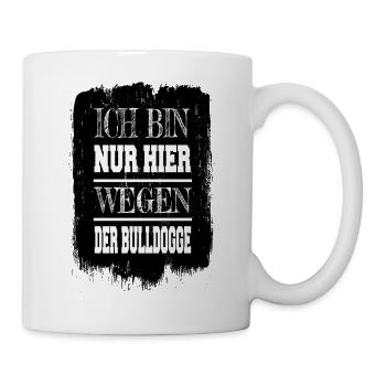 zitat doggie terrier boxer geburtstagsgeschenk - Tasse - Weiß - Rechts