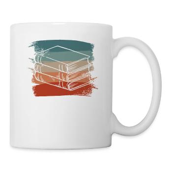 Retro Vintage Classic Author Book Writing - Tasse - Weiß - Rechts
