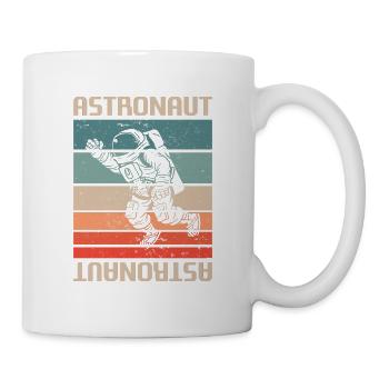 Rétro Vintage Classic Astronaut Aeronautic - Mug blanc - blanc - Droite
