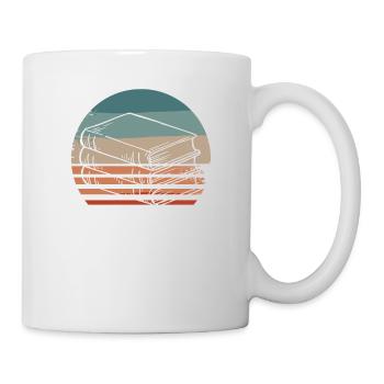 Retro Vintage Classic Author Book Writing - Tasse - Weiß - Rechts