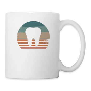 Retro Vintage Classic Dentist Dentistry - Mug - white - Right