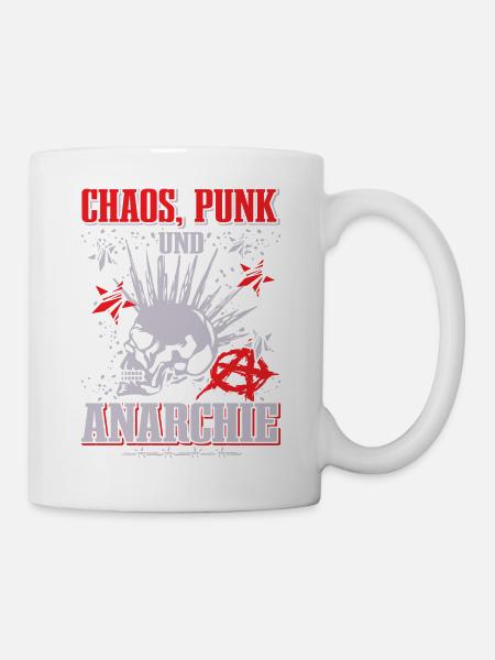Punk Rock Pogo Anarchie Punks Punk Rocker Punk - Tasse - Weiß