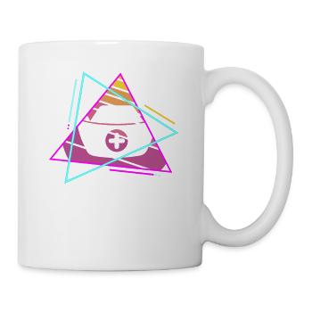 Retro Vintage Classic Nurse Nursing - Tasse - Weiß - Rechts