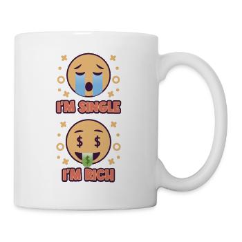 Solo, Célibataire Hommes + Femmes, Premier Rendez-vous, Reich - Mug blanc - blanc - Droite