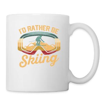 Funny Ski Winter Sports Lovers Skier I - Mug - white - Right
