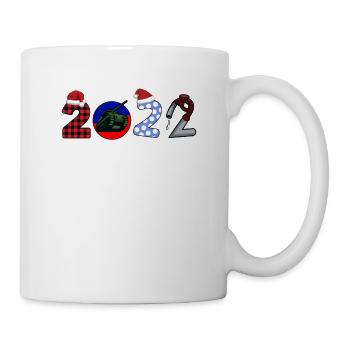 2022 - Cool Funny Christmas Pajama Top - Mug - white - Right