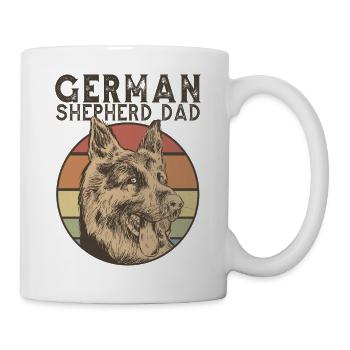 German Shepard Dad Dog Owner - Mug - white - Right