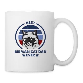 Cat Dad - Birman Katze - Mug - white - Right