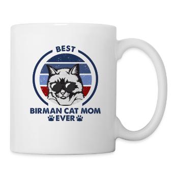 Cat Mom - Birman Cat - Mug - white - Right