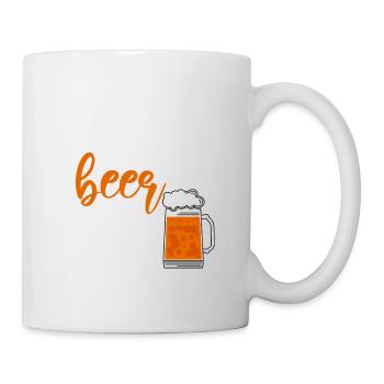 Je continue à renverser de la bière dans ma bouche 2 - Mug blanc - blanc - Droite
