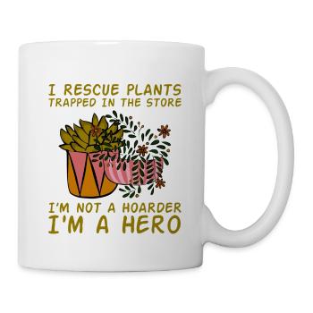 I Rescue Plants Trapped In The Store 4 - Mug - white - Right