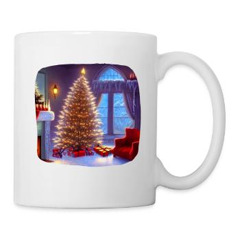 Christmas tree - Mug - white - Right
