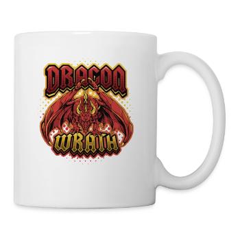 Drachenzorn, Drachenliebhaber. - Tasse - Weiß - Rechts