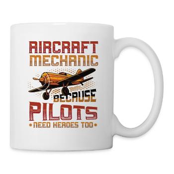 Luftfahrzeugmechaniker, Wartung Reparatur Flugzeug - Tasse - Weiß - Rechts