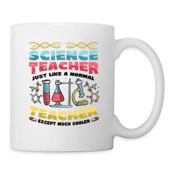 Science teacher, much cooler. - Mug - white - Right