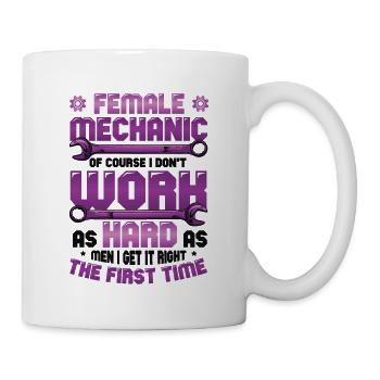 Mécanicien - Mug blanc - blanc - Droite