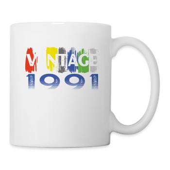 Vintage 1991 Retro Bitrthday Limited Edition - Mug - white - Right