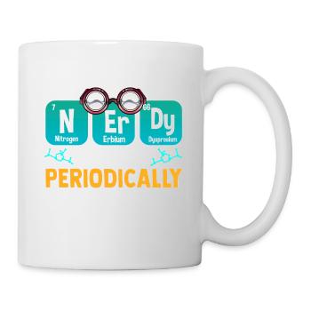 Nerd periodic table - Mug - white - Right
