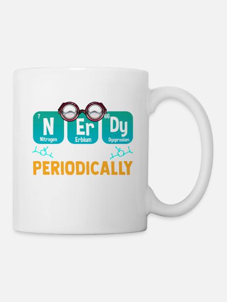 Nerd periodic table - Mug - white