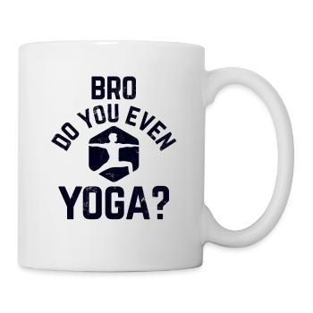 Yogalehrer Spruch Für Yogi Yoga - Tasse - Weiß - Rechts