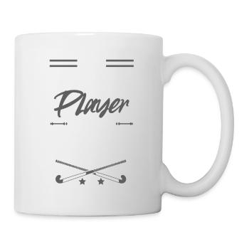 feldhockey papa - Tasse - Weiß - Rechts
