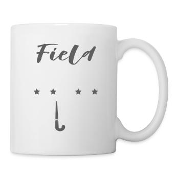 feldhockey leben - Tasse - Weiß - Rechts