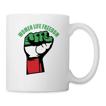 Women life Freedom Hand - Tasse - Weiß - Rechts