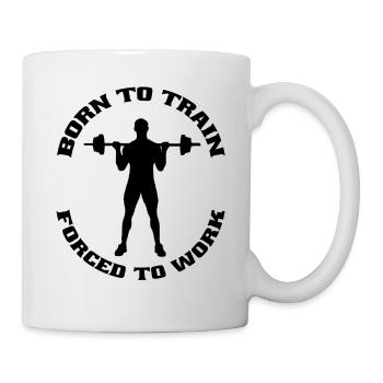 Bodybuilder Fitness Muscle Strength Training Athletes - Mug - white - Right
