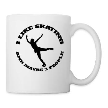 Ice skating Figure skating Figure skating Figure skating - Mug - white - Right