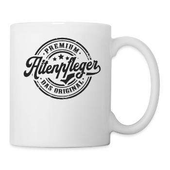 Altenpfleger Original Altenpflegerin Altenpflege - Tasse - Weiß - Rechts