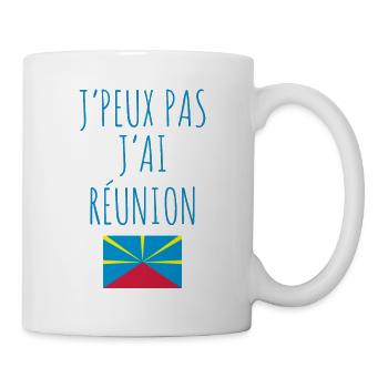 Réunion , 974 , Réunionnais , Réunionnaise - Mug blanc - blanc - Droite