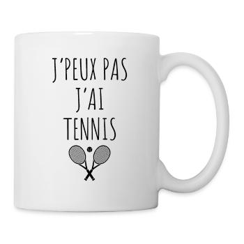 Tennis , Sport , Racket , Tennis Player , Tenis - Mug blanc - blanc - Droite