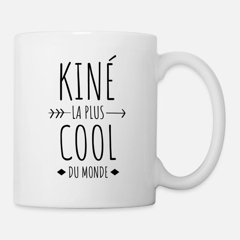 Kinésithérapie , Kiné , Masseur , Docteur - Mug blanc - blanc