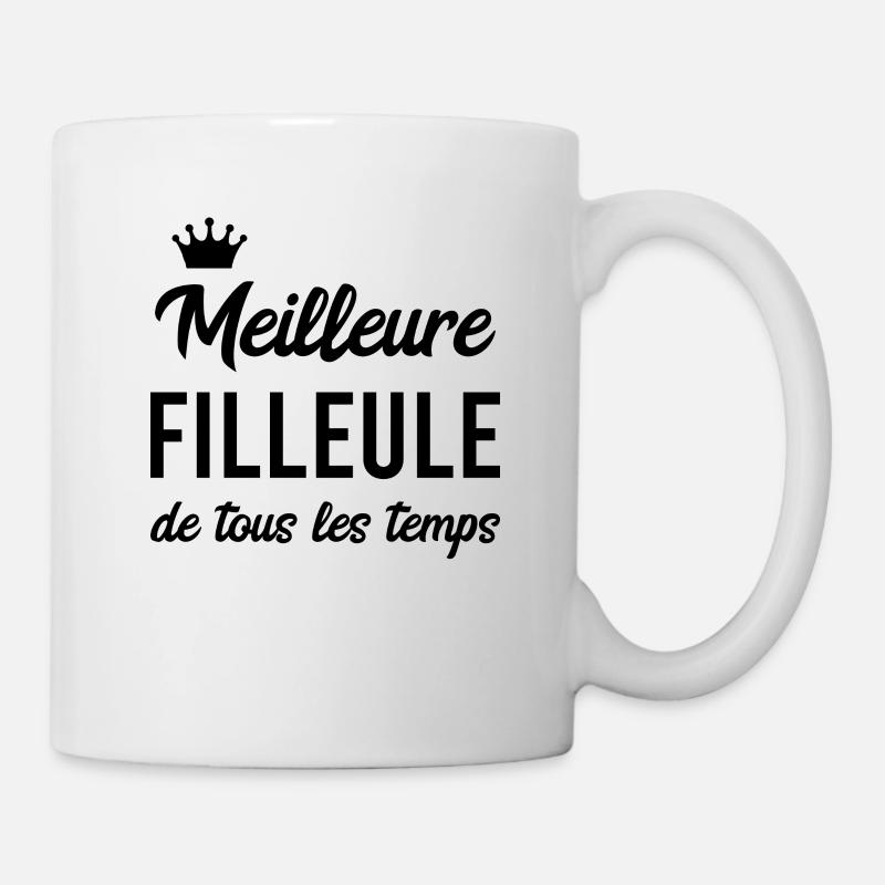 Filleul , Filleule , Parrain , Marraine , Bébé - Mug blanc - blanc