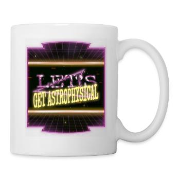 astronomy tshirt physics awesome telescope humor - Tasse - Weiß - Rechts