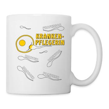 KRANKENPFLEGERIN - Tasse - Weiß - Rechts