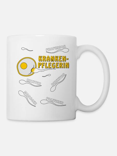 KRANKENPFLEGERIN - Tasse - Weiß