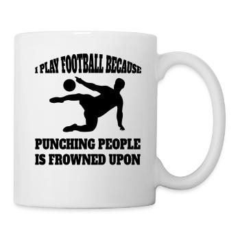 Football coach Footballer Football Footballer - Mug - white - Right
