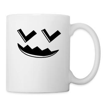 Kawaii Pumpkin Head Pumpkin Face Halloween - Mug - white - Right
