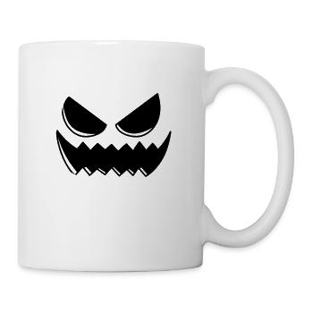 Scary Pumpkin Head Pumpkin Face Halloween - Mug - white - Right