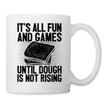 Lustiger Brotbacken-Bäcker - Tasse - Weiß - Rechts